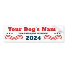 Your Dog for President 2024 Funny Patriotic