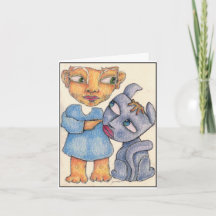 Your Dog Loves You card from Denis Gaston Art