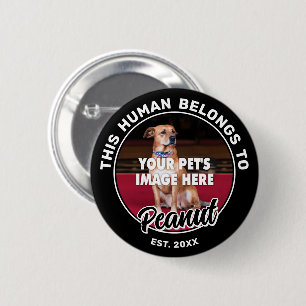 Your Dog Photo Pin-Back Button