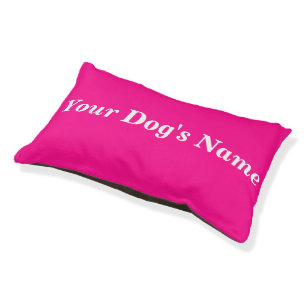 Your Dog’s Name on Pink Dog Bed