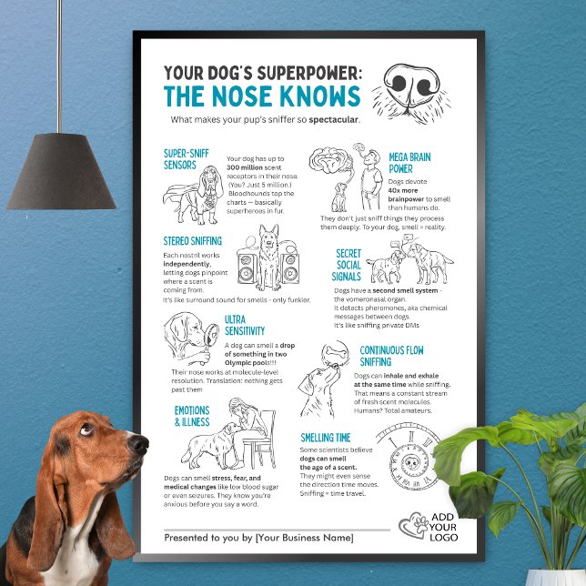 Your Dog’s Superpower - The nose knows  Poster (Creator Uploaded)