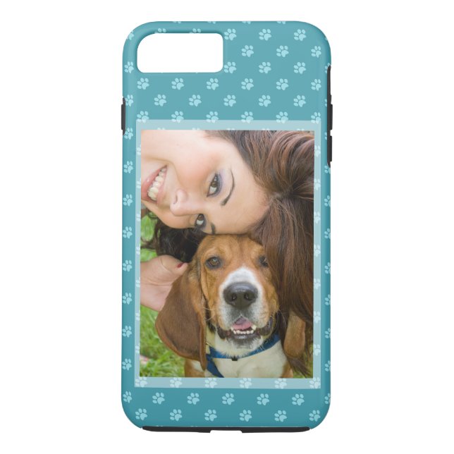 Your Dog & You Photo Customize Puppy Doggie Paws Case-Mate iPhone Case (Back)