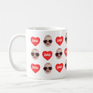 Your Dogs Face Mug, Your Husband's Face Birthday Coffee Mug