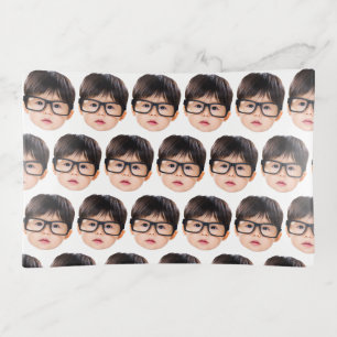 Your Dogs Face Your Husband's Face Funny Gift Idea Trinket Tray