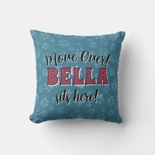 Your Dog's Name Funny Design Accent Pillow