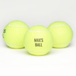 Your Dog&#39;s Name Personalized Tennis Ball at Zazzle