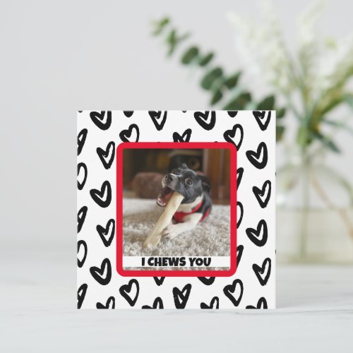 Your Dogs Photo Funny and Cute Note Card