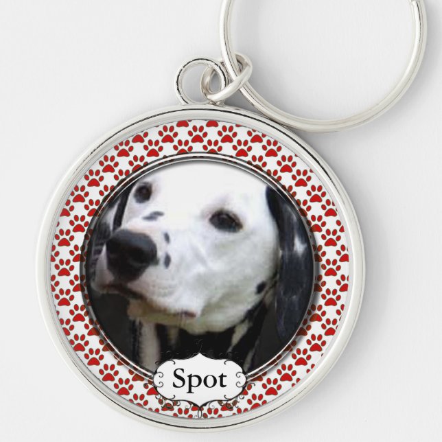 Your Dog's Photo Key Chain (Front)