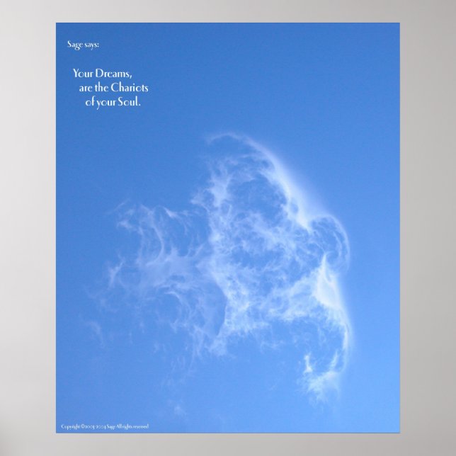 Your Dreams are the Chariots of your Soul Poster (Front)