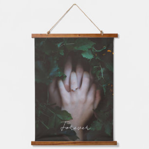 Your Elegant Wedding Photo Image Hanging Tapestry