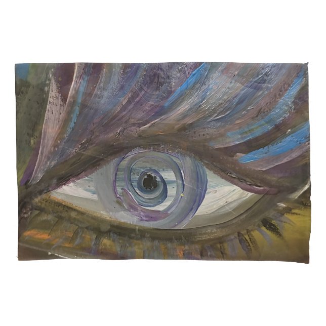 Your Eye Is The Mirror Of Your Soul Pillow Case (Front)