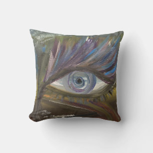 your eye is the mirror of your soul throw pillow