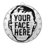 Your Face Here Dartboard at Zazzle