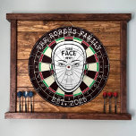 Your Face Here Dartboard<br><div class="desc">A dartboard is a popular recreational and competitive game that provides hours of fun for players of all ages and skill levels. Typically made from sisal fibers, cork, or electronic components, dartboards are designed to withstand the impact of darts while offering precise scoring zones. Standard dartboards feature a circular design...</div>