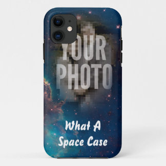 Your Face In Space CUSTOM PHOTO iPhone 11 Case