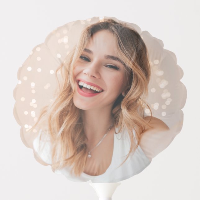 Your face on a birthday balloon (Front)