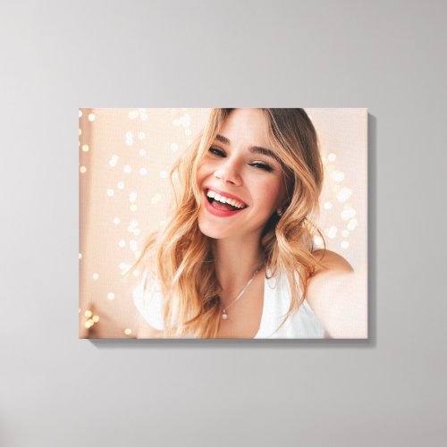Your face on a birthday personalised canvas print