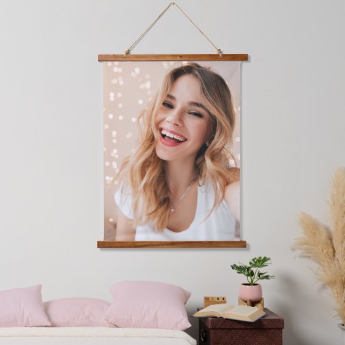 Your face on a birthday personalised hanging tapestry