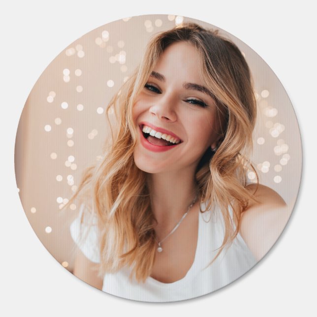 Your face on a birthday personalized sign (Front)