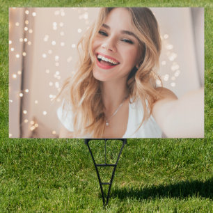Your face on a birthday personalized sign