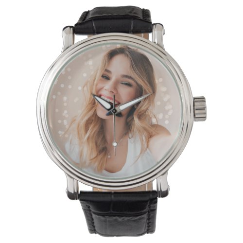 Your face on a birthday watch