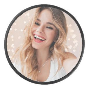 Your face on a hockey puck