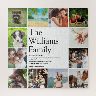 Your Family Definition 12 Photo Fun Jigsaw Puzzle