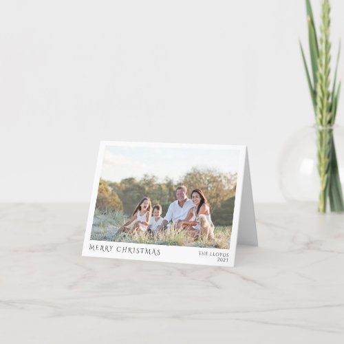 Your Family Photo Christmas Greeting Holiday Card