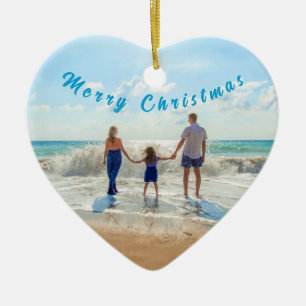 Your Family Photo Christmas Ornaments Personalized