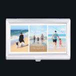Your Family Photo Collage Business Card Case Gift<br><div class="desc">Business Card Cases with Custom Photo Collage Family Love Personalized Text - Mother / Father / Kids / Parents / Couple - Modern Custom Photos Unique Your Own Design - Special Family / Friends or Personal Business Card case Gift - Add Your Photos and Text - Name / Favorite Background...</div>