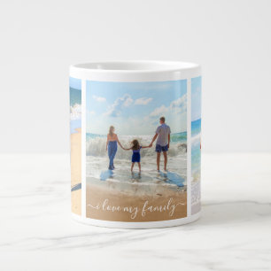 Your Family Photo Collage Mug - I Love My Family
