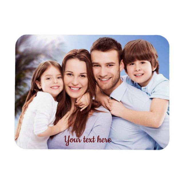 Your Family Photo Magnet (Horizontal)