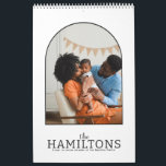 Your Family Photo Month By Month Personalized Cale Calendar<br><div class="desc">Add your own family photographs or art - your own unique calendar - simply upload your own photos or artwork and make a one of a kind personalized wall calendar from Ricaso.</div>