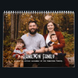 Your Family Photo Month By Month Personalized Calendar<br><div class="desc">Add your own family photographs or art - your own unique calendar - simply upload your own photos or artwork and make a one of a kind personalized wall calendar from Ricaso.</div>