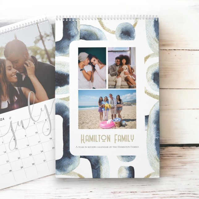 Your Family Photo Month By Month Personalized Calendar (Your Family Photo Month By Month Personalized Calendar from Ricaso. Add your own photographs & text)