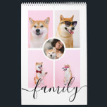 Your Family Photo Month By Month Personalized Calendar<br><div class="desc">Add your own family photographs or art - your own unique calendar - simply upload your own photos or artwork and make a one of a kind personalized wall calendar from Ricaso</div>