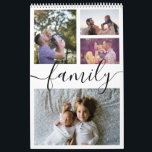 Your Family Photo Month By Month Personalized Calendar<br><div class="desc">Add your own family photographs or art - your own unique calendar - simply upload your own photos or artwork and make a one of a kind personalized wall calendar from Ricaso</div>