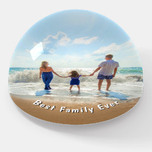 Your Family Photo Paperweight - Best Family Ever