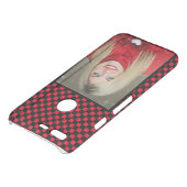 Your Family Photo Red & Black Checkerboard Uncommon Google Pixel Case (Top)