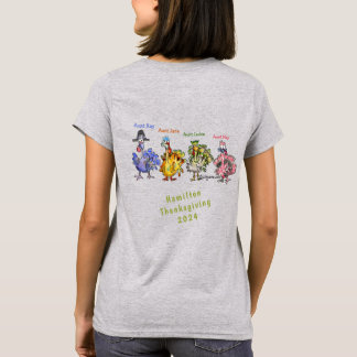 Your Family Thanksgiving (2) Gold Turkey T shirt