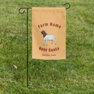Your Farm Boer Goats Garden Flag