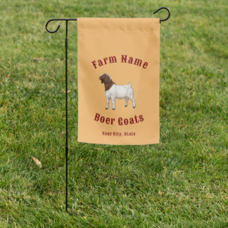 Your Farm Boer Goats Garden Flag