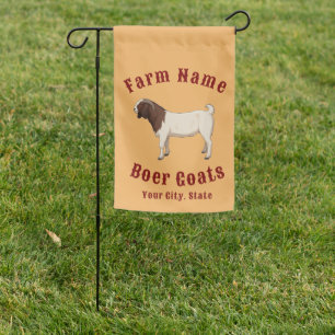 Your Farm Boer Goats Garden Flag