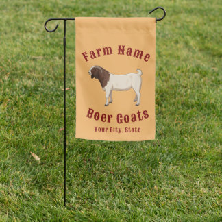 Your Farm Boer Goats Garden Flag