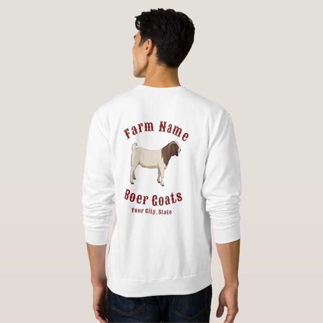 Your Farm Boer Goats Sweatshirt (Back Full)