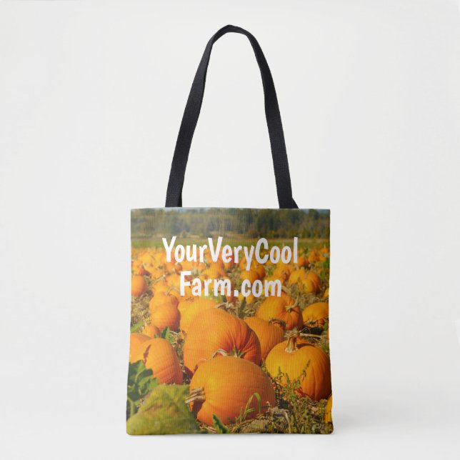 Your Farm's Image and Url on Tote Bag (Front)