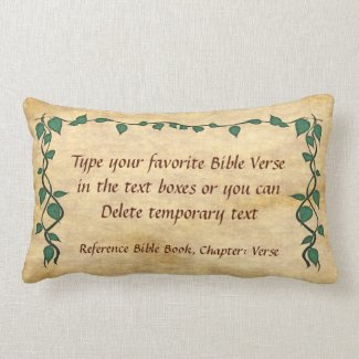 YOUR Favorite Christian Bible Verse Pillows
