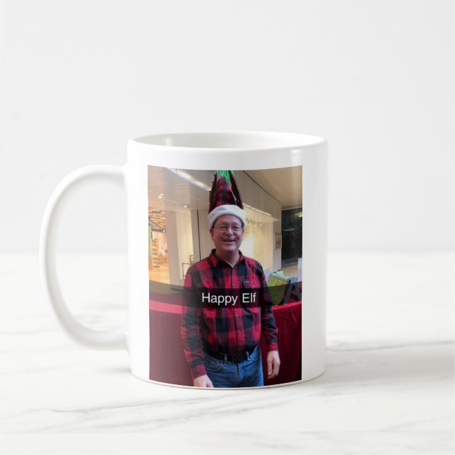 Your favorite elf coffee mug (Left)