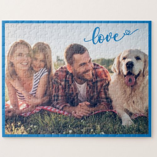 Your Favorite Family Photo with Love Jigsaw Puzzle