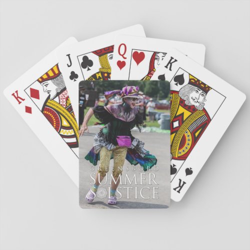 Your Favorite Festival Photo Personalizes these Poker Cards